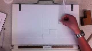 Orthographic Drawing lesson 1 [upl. by Bonne802]