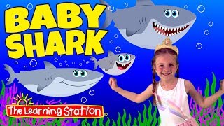 Baby Shark Original Dance Song ♫ Starring Paige ♫ Kids Songs by The Learning Station [upl. by Negrom]