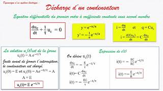 Décharge dun condensateur [upl. by Hgiel]