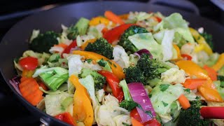 Simple Vegetable Stir Fry You Will Love [upl. by Cadmann]