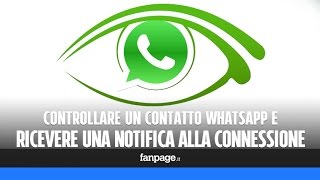 WhatsApp controllare un contatto e ricevere una notifica quando si connette [upl. by Camala]