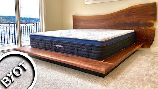 DIY BED FRAME  PLATFORM BED [upl. by Notyard]