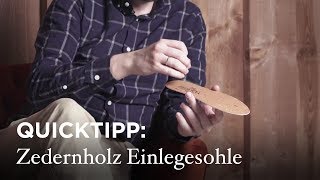 Quicktipp Einlegesohle gegen Schweißfüße [upl. by Alyakim339]