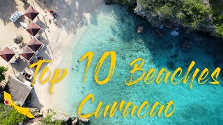 Curacao TOP 10 Beaches on the Island  Travel Guide [upl. by Annawyt672]