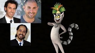 Animated Voice Comparison King Julien Madagascar [upl. by Randolf84]