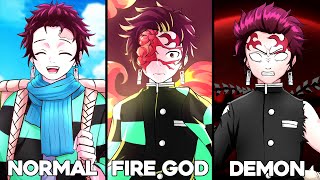 All Tanjiros Forms In Demon Slayer Demon King Sun God [upl. by Ozner]