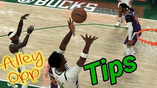 NBA 2K22 How to alley opp [upl. by Sadye295]