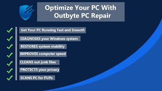 How to optimize a Windows PC using Outbyte PC Repair [upl. by Wu444]