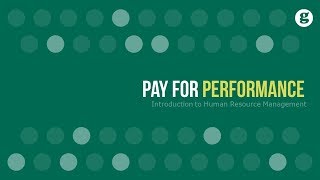 Pay for Performance [upl. by Ilek]