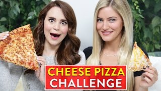 CHEESE PIZZA CHALLENGE ft iJustine [upl. by Fry]