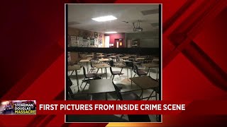 Photos show crime scene at Marjory Stoneman Douglas High School [upl. by Teirrah]