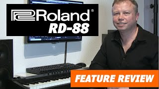 Roland RD88 Full Demo amp Feature Review [upl. by Nnybor]