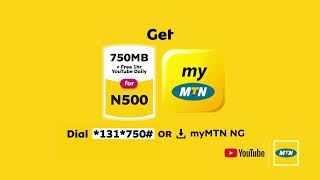 MTN YouTube Data Plan [upl. by Leone]