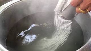 Thai Rice Flour Noodles Recipe [upl. by Bornie]