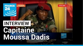 Guinée  Le capitaine Moussa Dadis Camara réagit aux sanctions annoncées par la France • FRANCE 24 [upl. by Yraunaj]