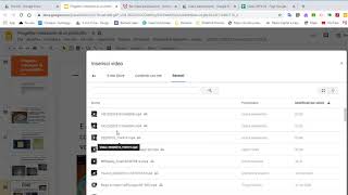 Inserire video in Google Presentazioni [upl. by Ayetal908]