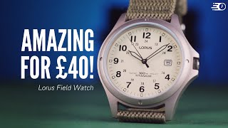 This Obscure Lorus Field Watch Will BLOW Your Socks Off Lorus RXD425L8 Review [upl. by Sharpe]