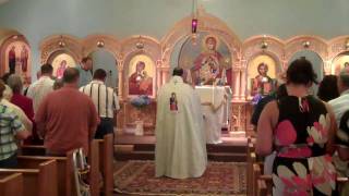 Maronite Liturgy at St Ann Melkite Catholic Church in Waterford CT [upl. by Labinnah]