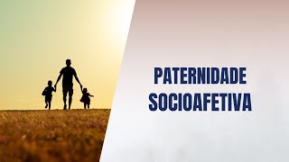 Paternidade socioafetiva [upl. by Hortensia485]