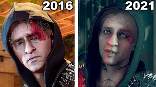 Wrench Unmasked Face Comparison Scene  Watch Dogs 2 amp Watch Dogs Legion Bloodline [upl. by Porcia]