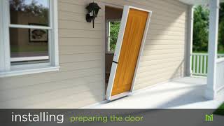 How to Install Prehung Exterior Entry Door [upl. by Eelrefinnej438]