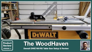 How to Set Up your DeWALT DWE7491RS table saw [upl. by Fabri265]