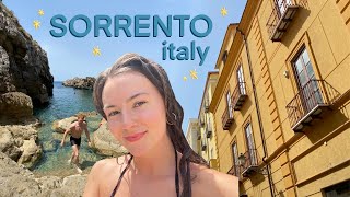 Sorrento Italy Travel Vlog 🇮🇹 Summer in Italy Guide [upl. by Norrej914]