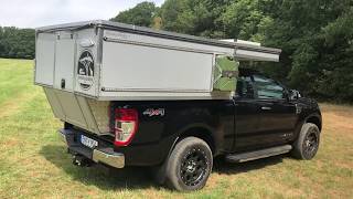 Die Pickup Wohnkabine Camp Crown Overlander 220  Modell 2018 [upl. by Huberty]