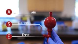 Pipette Bulb Operational Instructions [upl. by Aicemat]