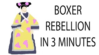 Boxer Rebellion  3 Minute History [upl. by Fontes959]