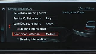 Blind Spot Detection  BMW HowTo [upl. by Aisatsana]