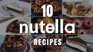 10 Nutella Recipes [upl. by Domel628]