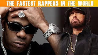 TOP 10 FASTEST RAPPERS IN THE WORLD [upl. by Ramraj505]