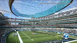 SoFi STADIUM TOUR a look inside the Rams and Chargers new home field  ABC7 [upl. by Cleveland]