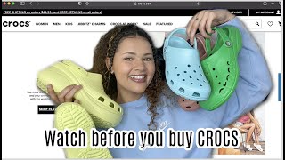 EVERYTHING YOU NEED TO KNOW ABOUT CROCS CLASSIC BAYA PLATFORM ampBAE CLOGS FULL REVIEWSIZE GUIDE [upl. by Baal]