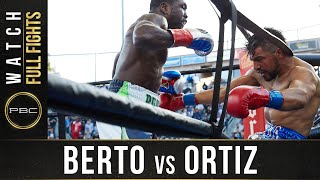 Ortiz vs Berto FULL FIGHT April 30 2016  PBC on FOX [upl. by Eedrahc]