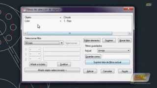 Autocad 2015 Tema 162 Filtros de selección [upl. by Erlond]