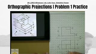 Orthographic Projections  orthographic projection in engineering drawing [upl. by Peper523]