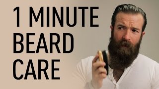 1 Minute Beard Grooming  Jeff Buoncristiano [upl. by Ganny380]