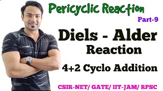 Diels Alder Reaction 42 Cyclo Addition pericyclic Reaction [upl. by Pepi786]