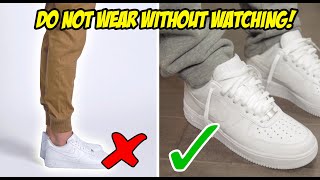 5 MISTAKES YOURE MAKING WEARING NIKE AIR FORCE 1s MUST WATCH [upl. by Vola]