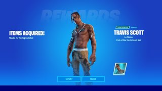 How to Get TRAVIS SCOTT SKIN NOW in Fortnite Chapter 5 Travis Scott Skin Return [upl. by Boniface130]