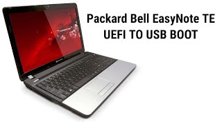 How to Change UEFI to USB Boot Packard Bell EasyNote TE [upl. by Ute]