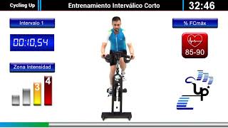 Clase Virtual Nº4 Cycling Up  Interválico Corto Ciclo Indoor by David Aguado [upl. by Eelyrehc41]