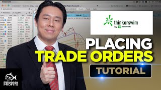 Placing Trade Orders on Thinkorswim Tutorial [upl. by Bartie]