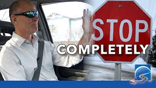 A Complete Stop at STOP Signs to Pass Drivers Test [upl. by Nie204]