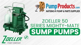 Zoeller 50 Series quotMightyMatequot Sump Pump [upl. by Aimar]