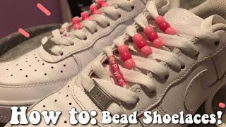 How to Bead Your Shoelaces [upl. by Weed]