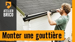 Atelier brico HORNBACH  Monter la gouttière [upl. by Yajnas]