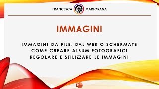 PowerPoint  Tutorial 7 Inserire immagini in PowerPoint [upl. by Nitsirk]